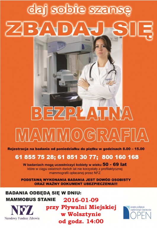 Bezpatna mammografia